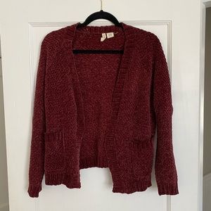 Chenille Cardigan Sweater